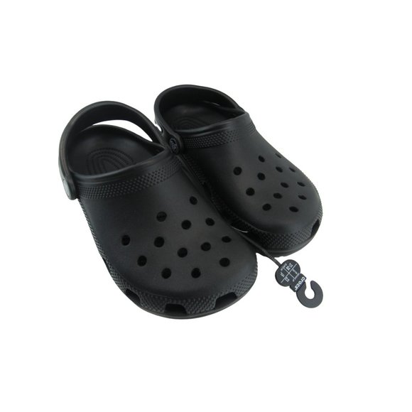 NEW JUNIOR CLASSIC BLACK CLOG - Picture 6 of 15